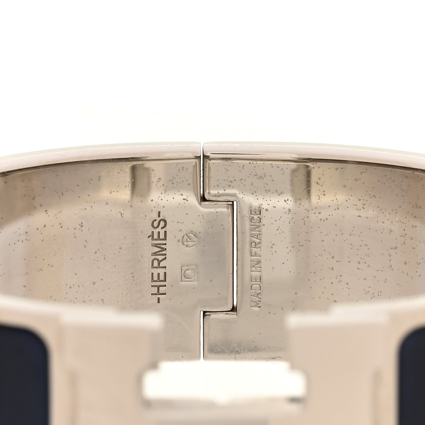 Enamel Wide Clic Clac H Bracelet PM Bleu Indigo
