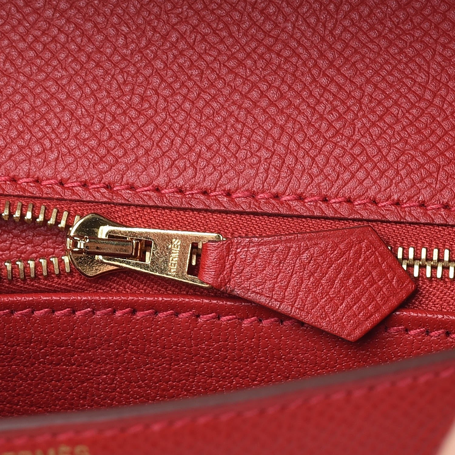 Hermes Epsom Kelly Sellier 25 Rouge Casaque 24 of 31