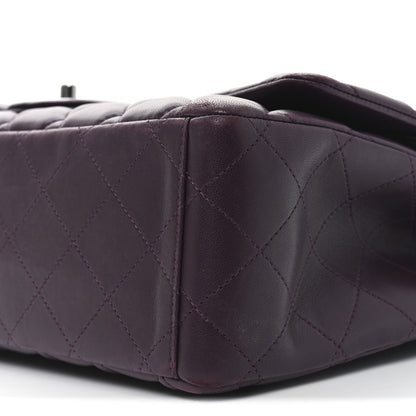 Chanel Lambskin Quilted Maxi Double Flap Plum 10 of 10