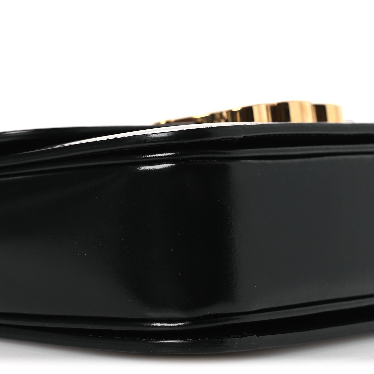 Celine Shiny Calfskin Teen Triomphe Black 8 of 12