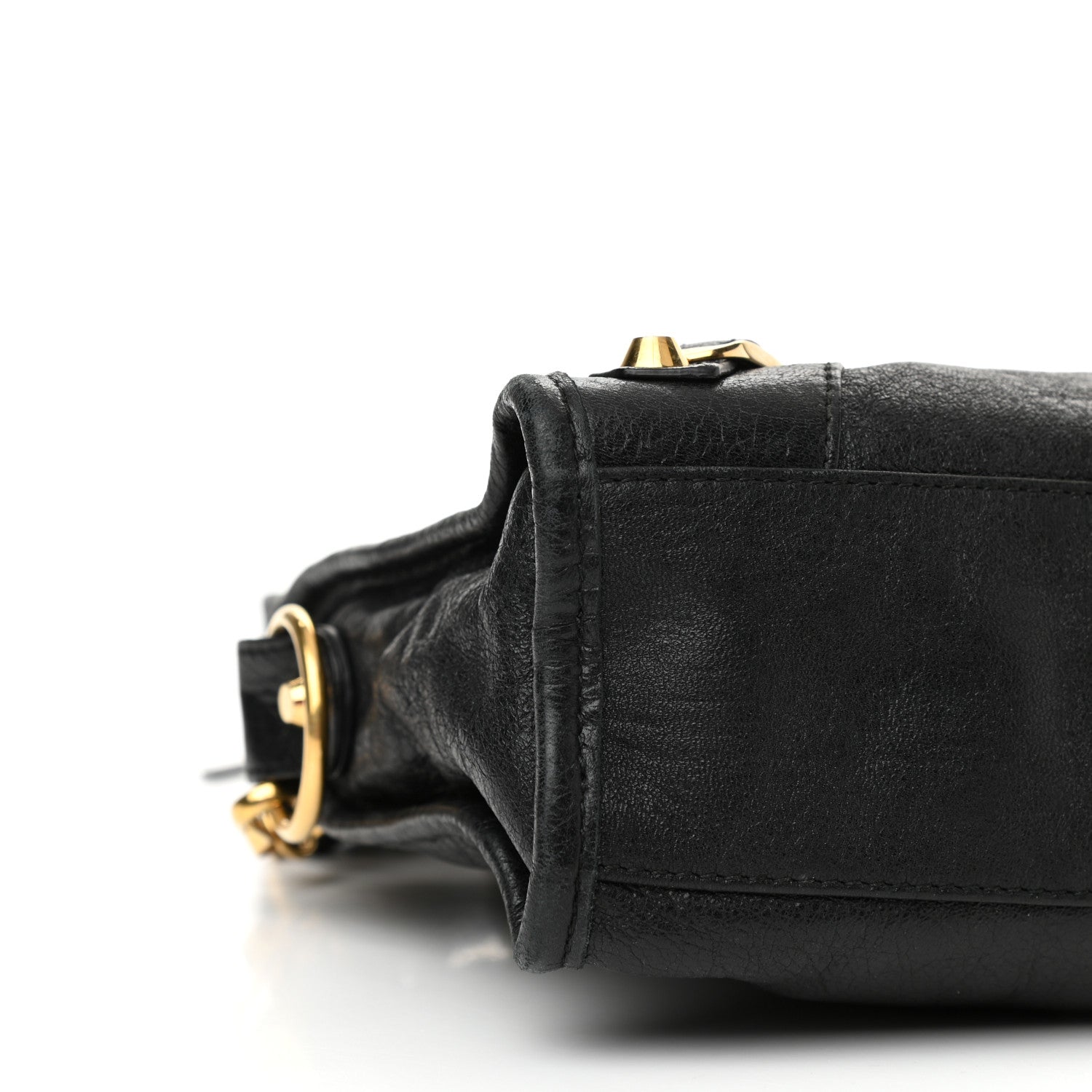 Balenciaga Agneau Classic Gold Hardware Mini City Black 8 of 11