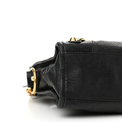 Balenciaga Agneau Classic Gold Hardware Mini City Black 8 of 11