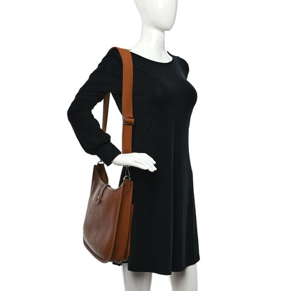 Hermes Taurillon Clemence Evelyne III PM Gold 2 of 9
