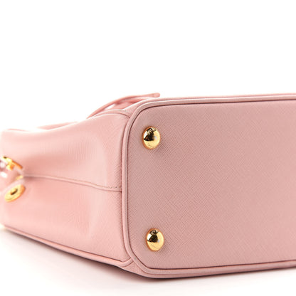 Prada Saffiano Small Galleria Double Zip Tote Orchidea 8 of 13
