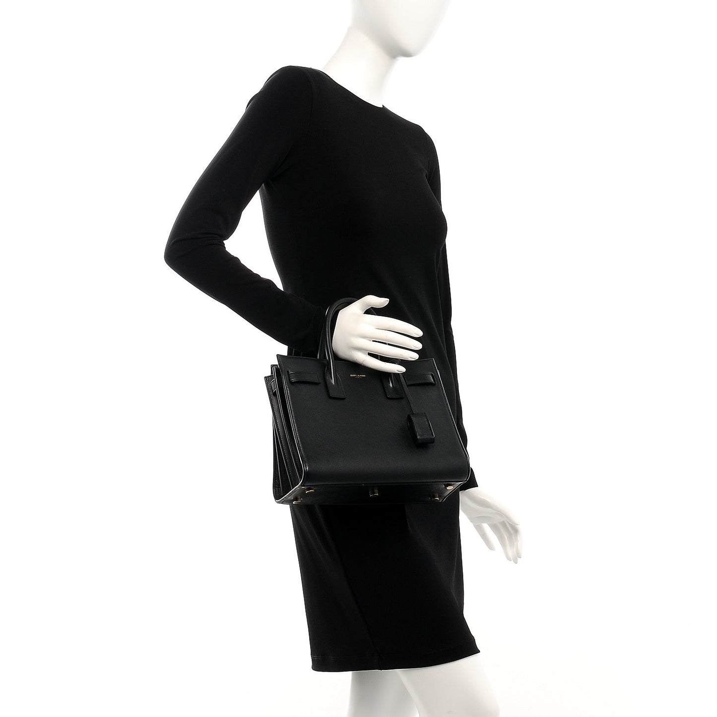 Calfskin Baby Sac De Jour Black