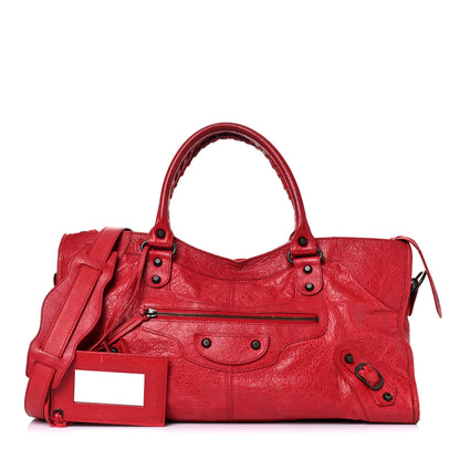 Balenciaga Agneau Classic Hardware Part Time Rouge Coquelicot 1 of 22