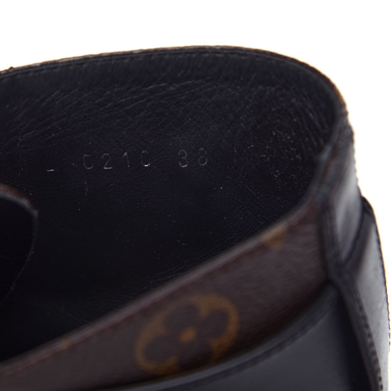 Louis Vuitton Calfskin Monogram Wonderland Flat Ranger Boots 38 Black 10 of 11