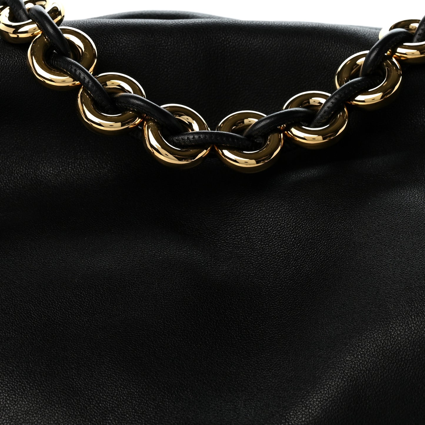 Mellow Nappa Large Donut Chain Flamenco Black