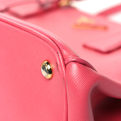 Prada Saffiano Medium Galleria Double Zip Tote Fuxia 11 of 19