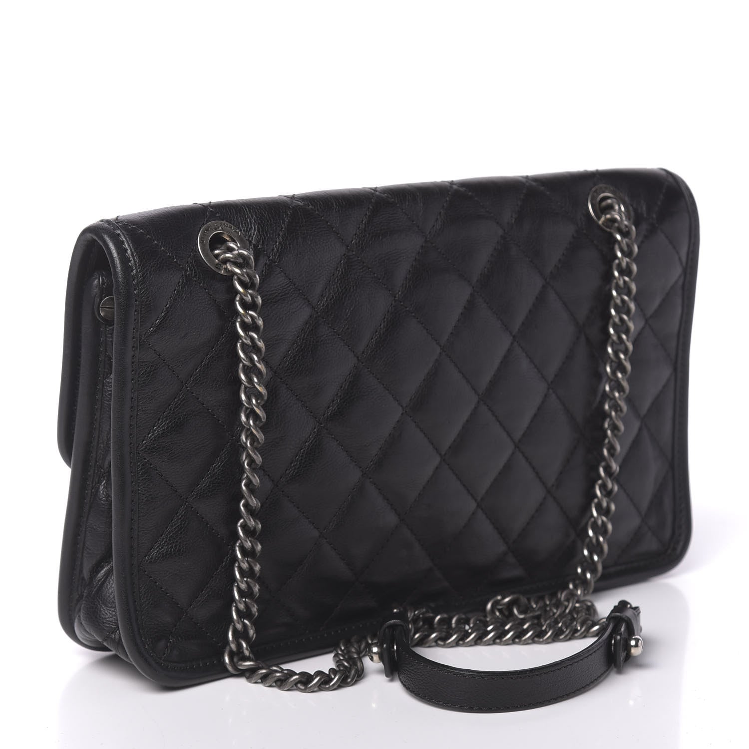 Chanel Caviar Quilted Medium French Riviera Flap Black 3 of 11