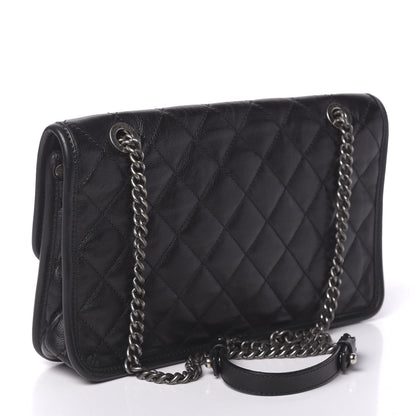 Chanel Caviar Quilted Medium French Riviera Flap Black 3 of 11