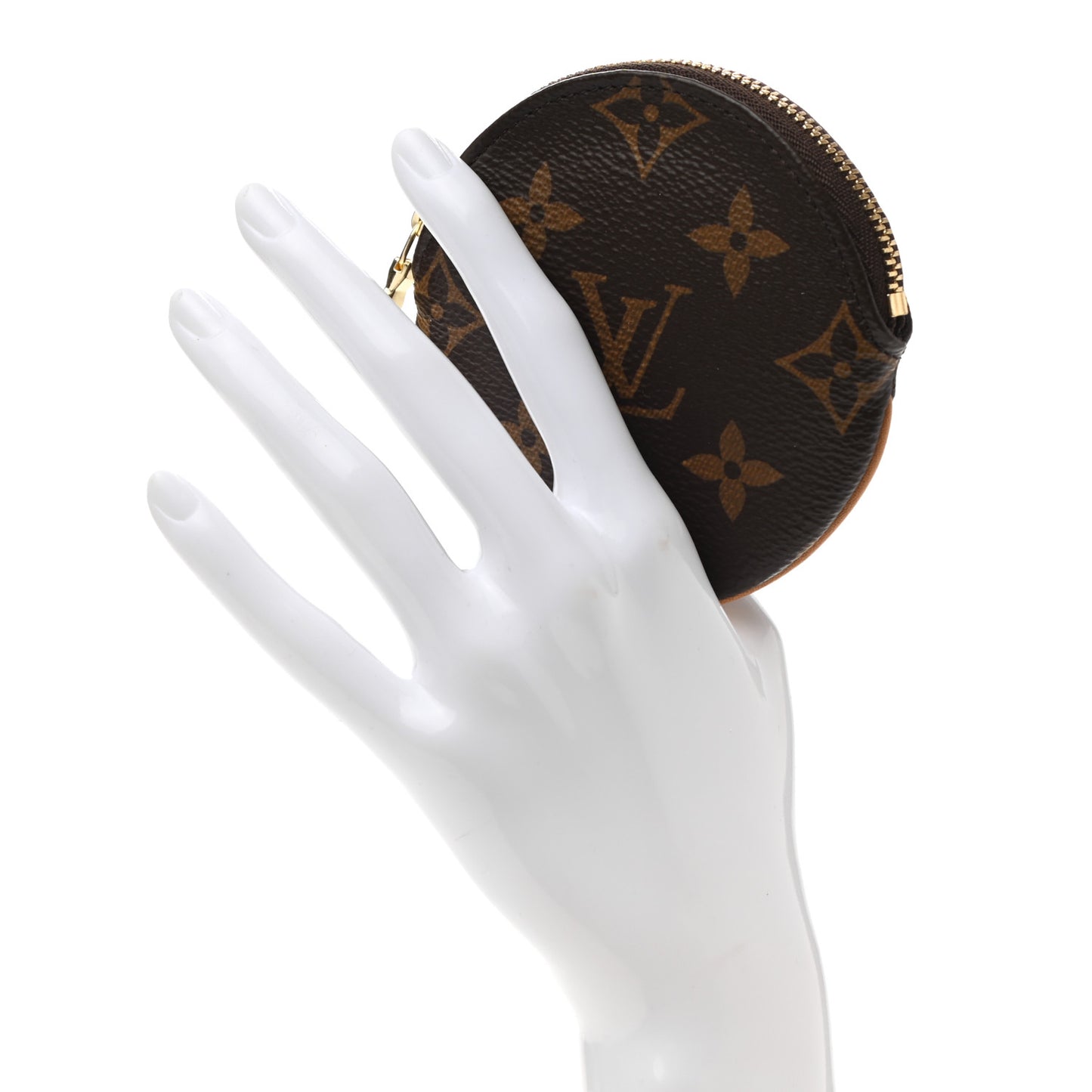 Monogram Round Coin Purse