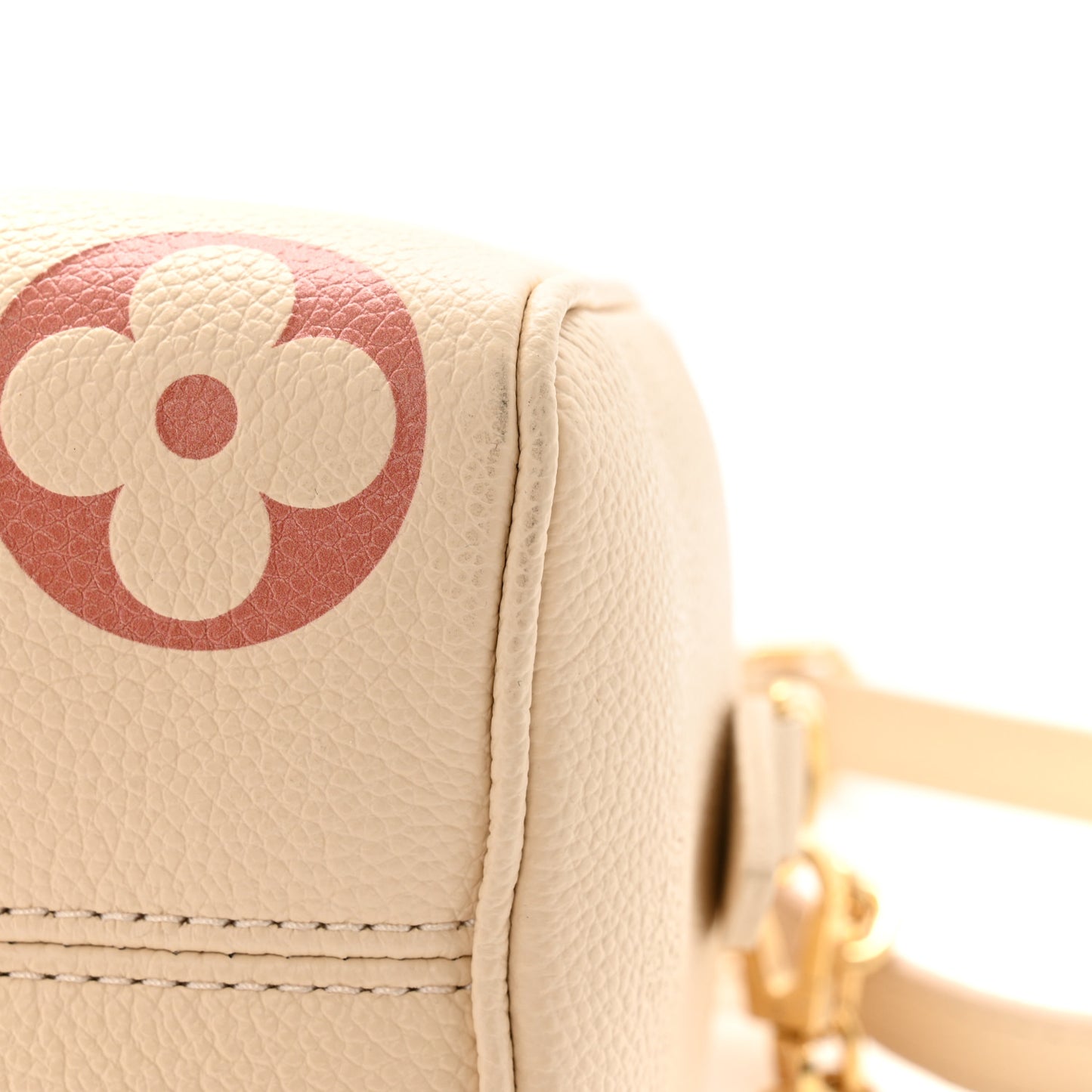 Empreinte Monogram Giant Speedy Bandouliere 20 Creme Rose Trianon