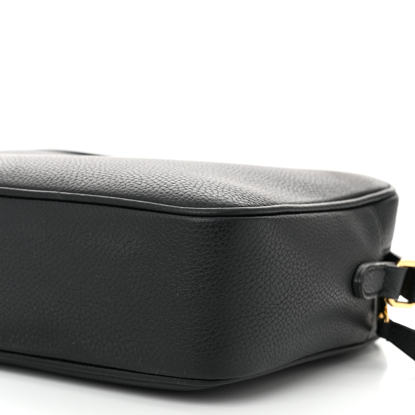 Grained Calfskin TB Large Camera Bag Black Black