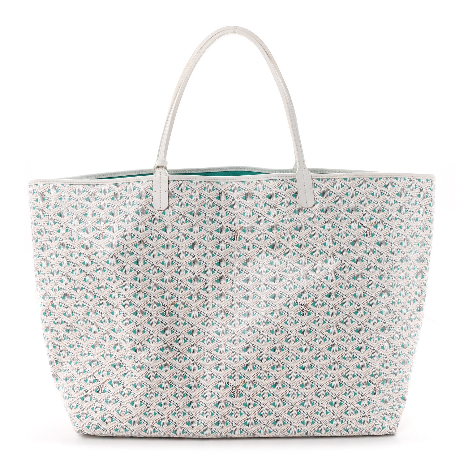 Goyard Goyardine Saint Louis Claire Voie GM White Opaline 1 of 11