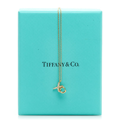 Tiffany 18K Yellow Gold Diamond Paloma Picasso Love & Kisses Pendant Necklace 7 of 7