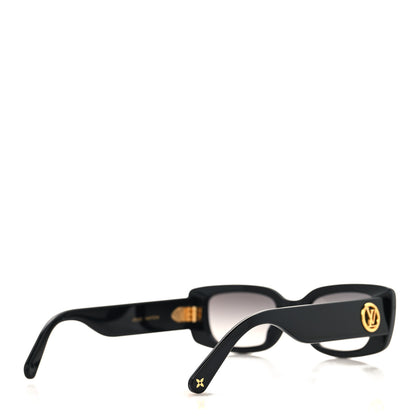Louis Vuitton Acetate LV Circle Cat Eye Sunglasses Z2109W Black 4 of 7