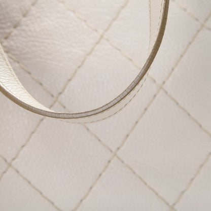 Chanel Glazed Calfskin Large On The Road Tote Ivory 13 of 14