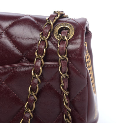 Chanel Hot Stamping Calfskin Tale Of Salzburg Flap Burgundy 13 of 14