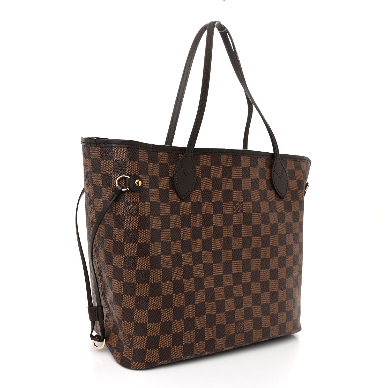 Louis Vuitton Damier Ebene Neo Neverfull MM Rose Ballerine 4 of 10