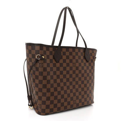 Louis Vuitton Damier Ebene Neo Neverfull MM Rose Ballerine 4 of 10