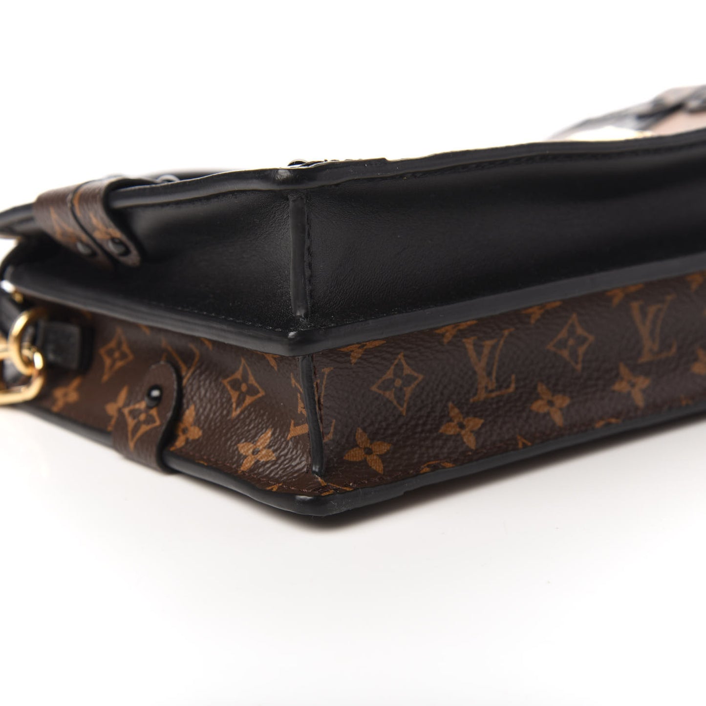 Reverse Monogram Trunk Clutch