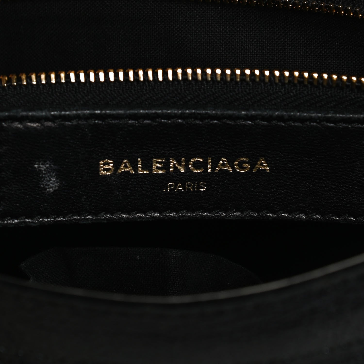 Balenciaga Chevre Gold Metallic Edge Hardware S City Black 6 of 12
