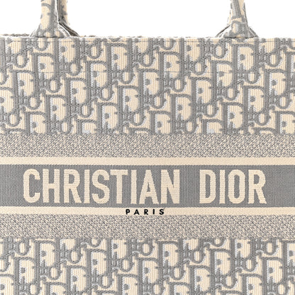 Christian Dior Oblique Medium Book Tote Grey 8 of 10