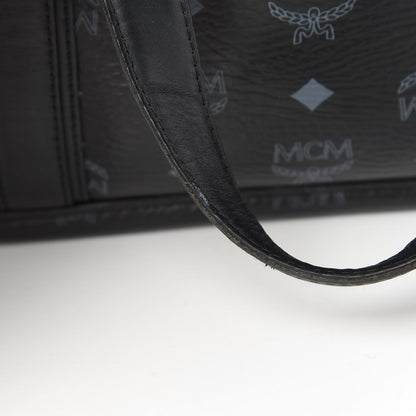 MCM Visetos Shopping Tote Black 15 of 16