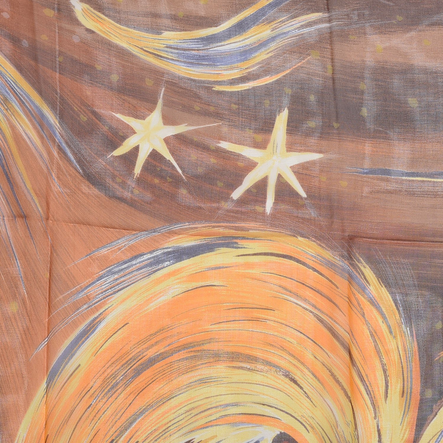 Hermes Silk Mousseline Feux Du Ciel Scarf 90 6 of 8