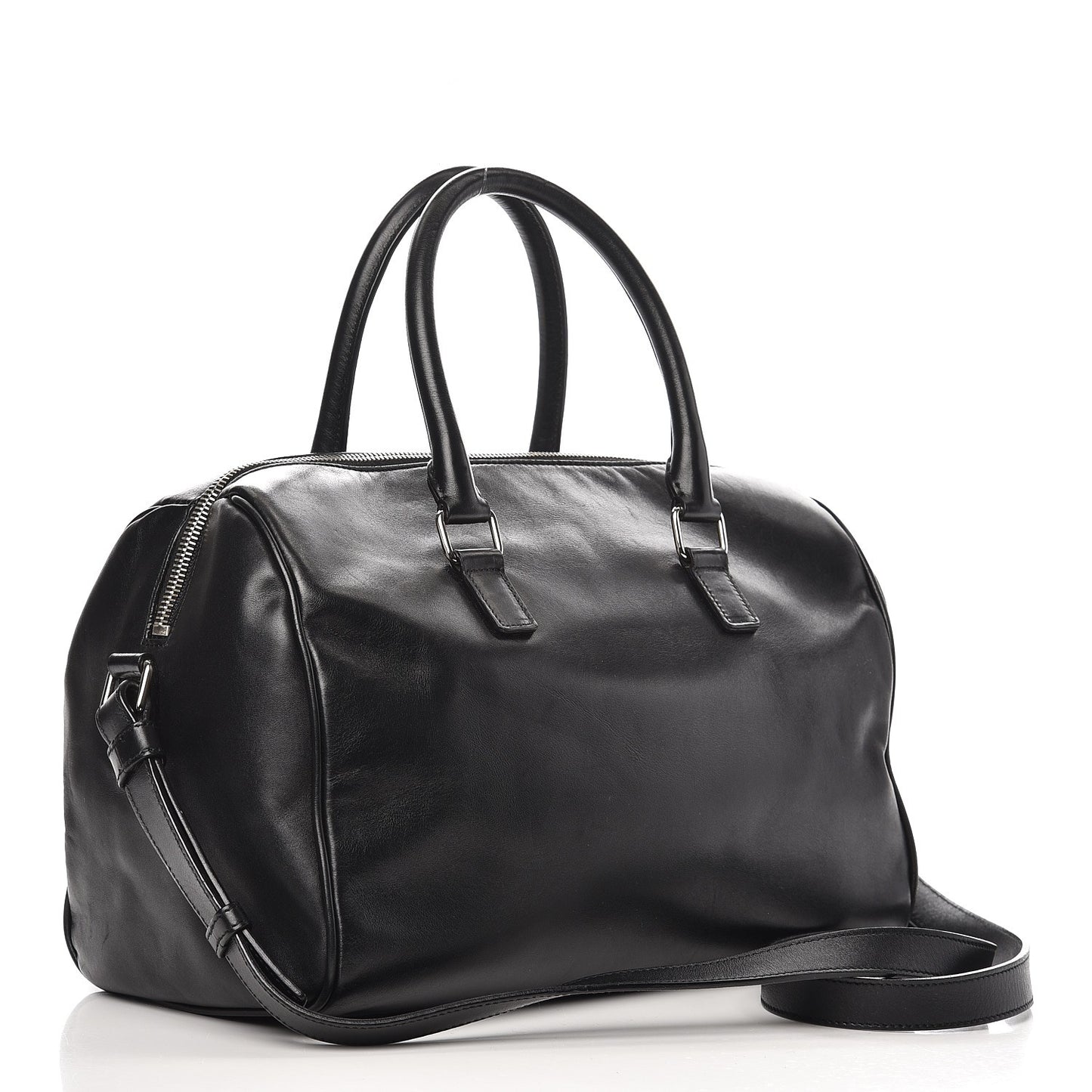 Calfskin Studded Classic Duffle 6 Black