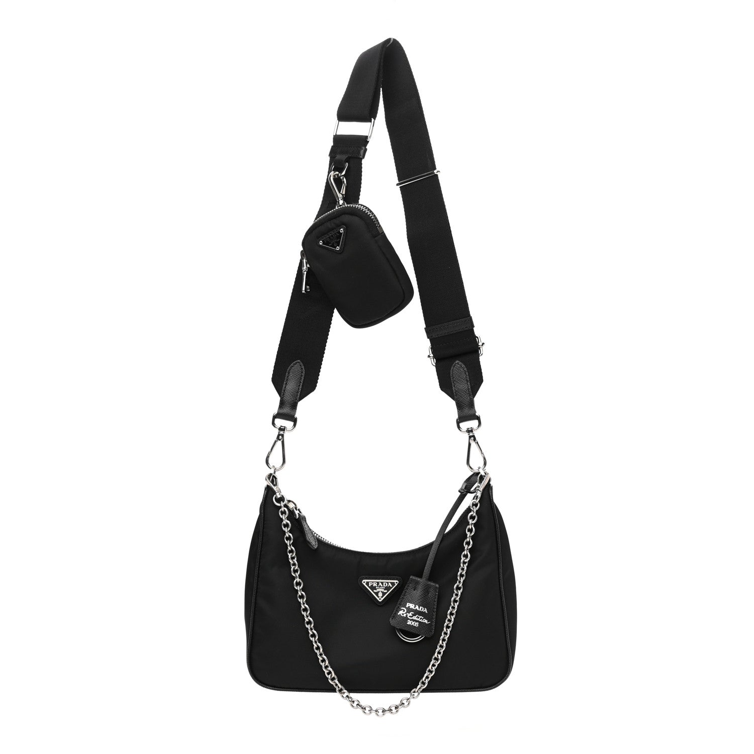 Prada Nylon Re-Edition 2005 Shoulder Bag Black 1 of 10