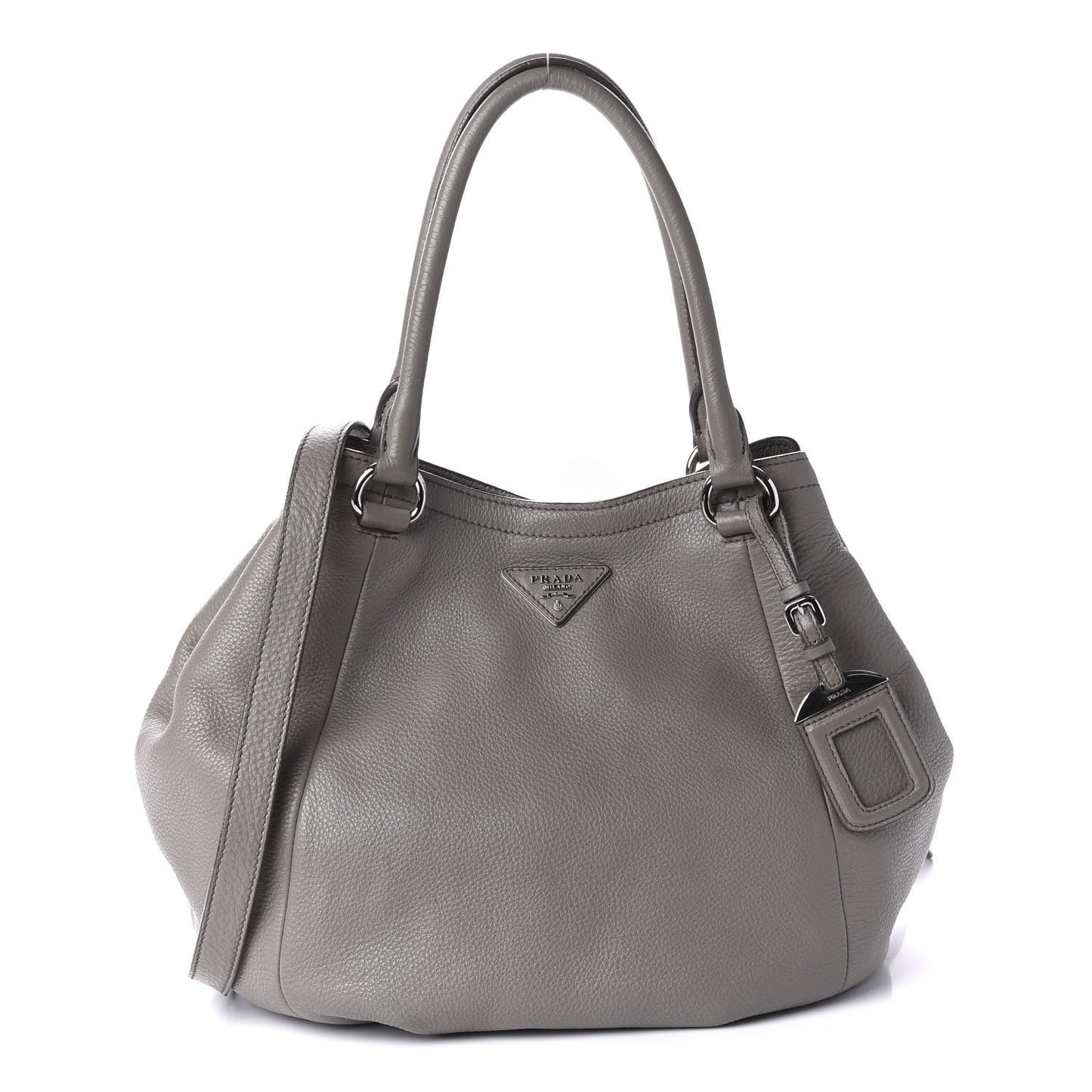 Vitello Daino Shoulder Bag Argilla