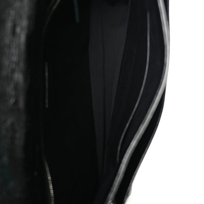 Saint Laurent Crinkled Calfskin Matelasse Monogram Large Niki Chain Satchel Black 5 of 10