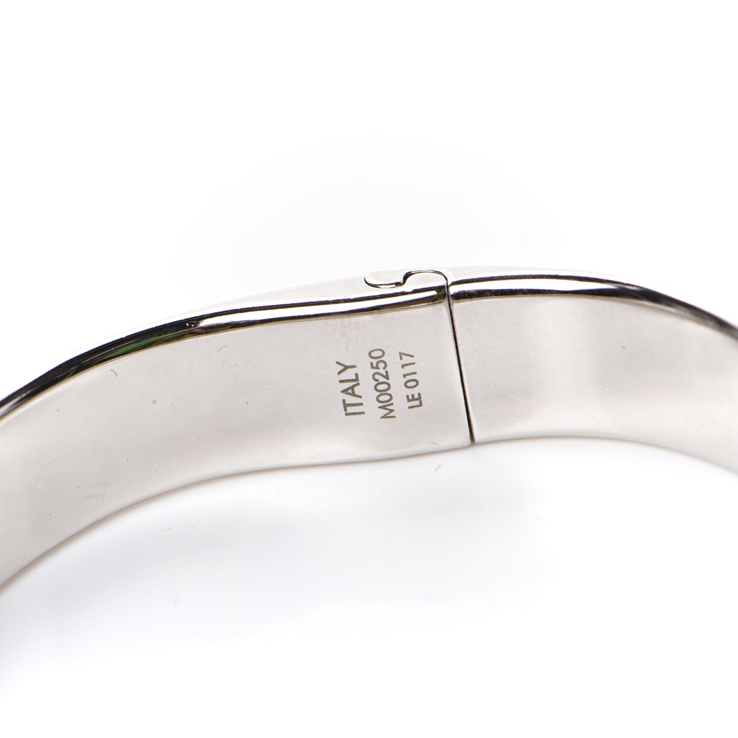 Louis Vuitton Palladium Monogram Nanogram Cuff M 6 of 7
