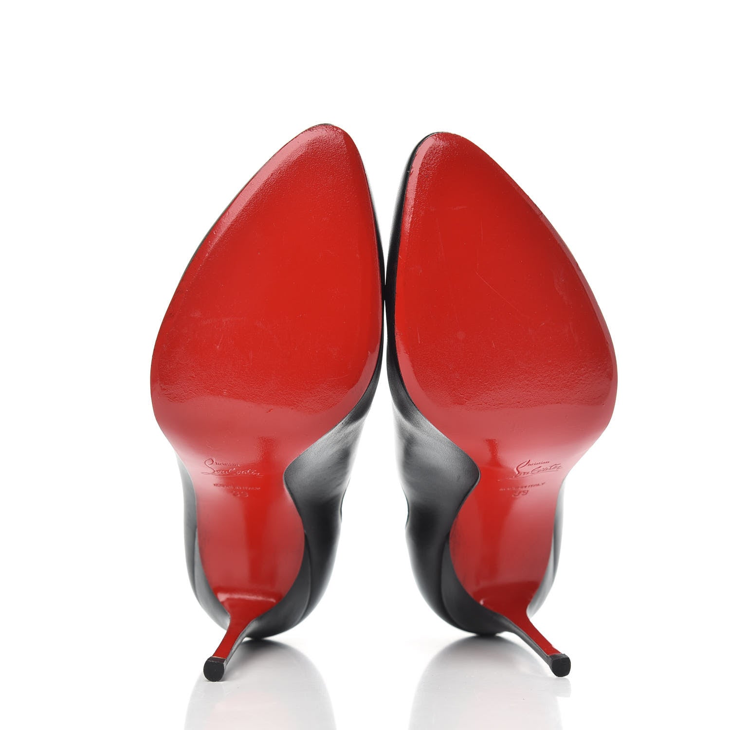 Christian Louboutin Nappa Dugueclina 100 Ankle Booties 39 Black 5 of 7
