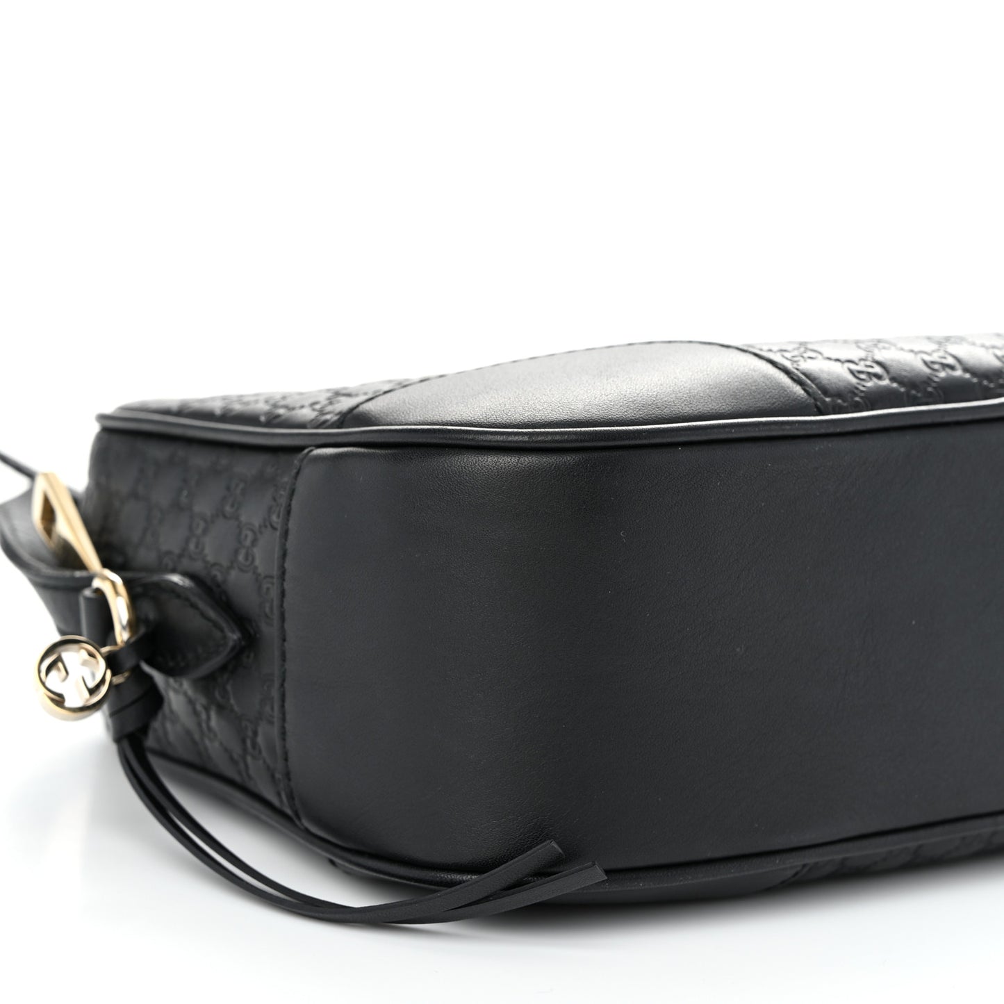 Microguccissima Mini Bree Messenger Bag Black