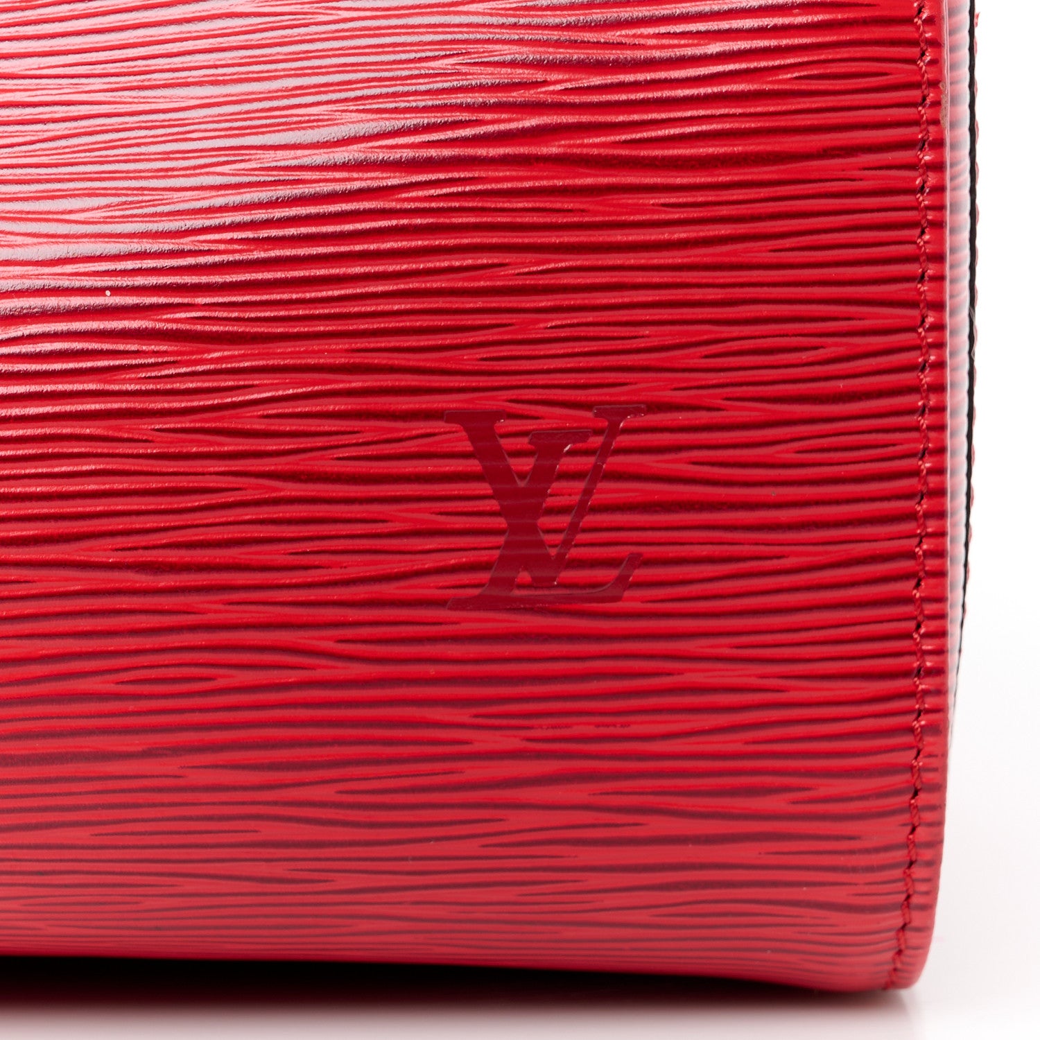 Louis Vuitton Epi Speedy 25 Castillan Red 7 of 11