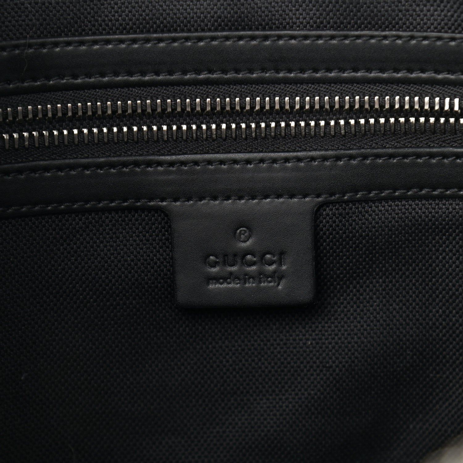 Gucci Soft GG Supreme Monogram Appia Calfskin Web East West Messenger Bag Black Grey 5 of 8