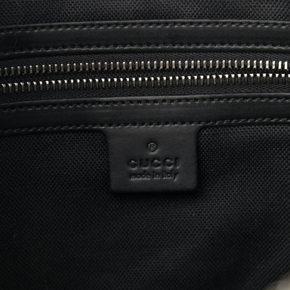 Gucci Soft GG Supreme Monogram Appia Calfskin Web East West Messenger Bag Black Grey 5 of 8