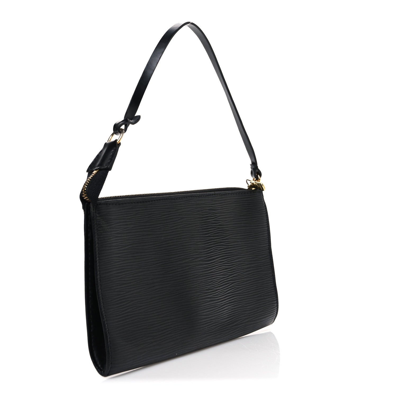 Louis Vuitton Epi Pochette Accessories 24 Black 3 of 10