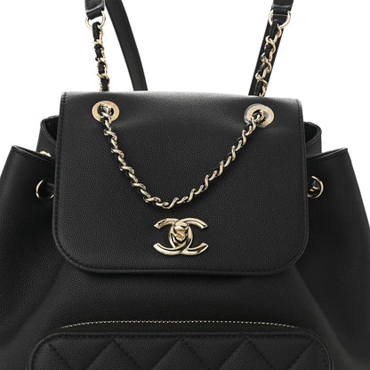 Chanel Caviar Quilted Business Affinity Backpack Black 8 of 10