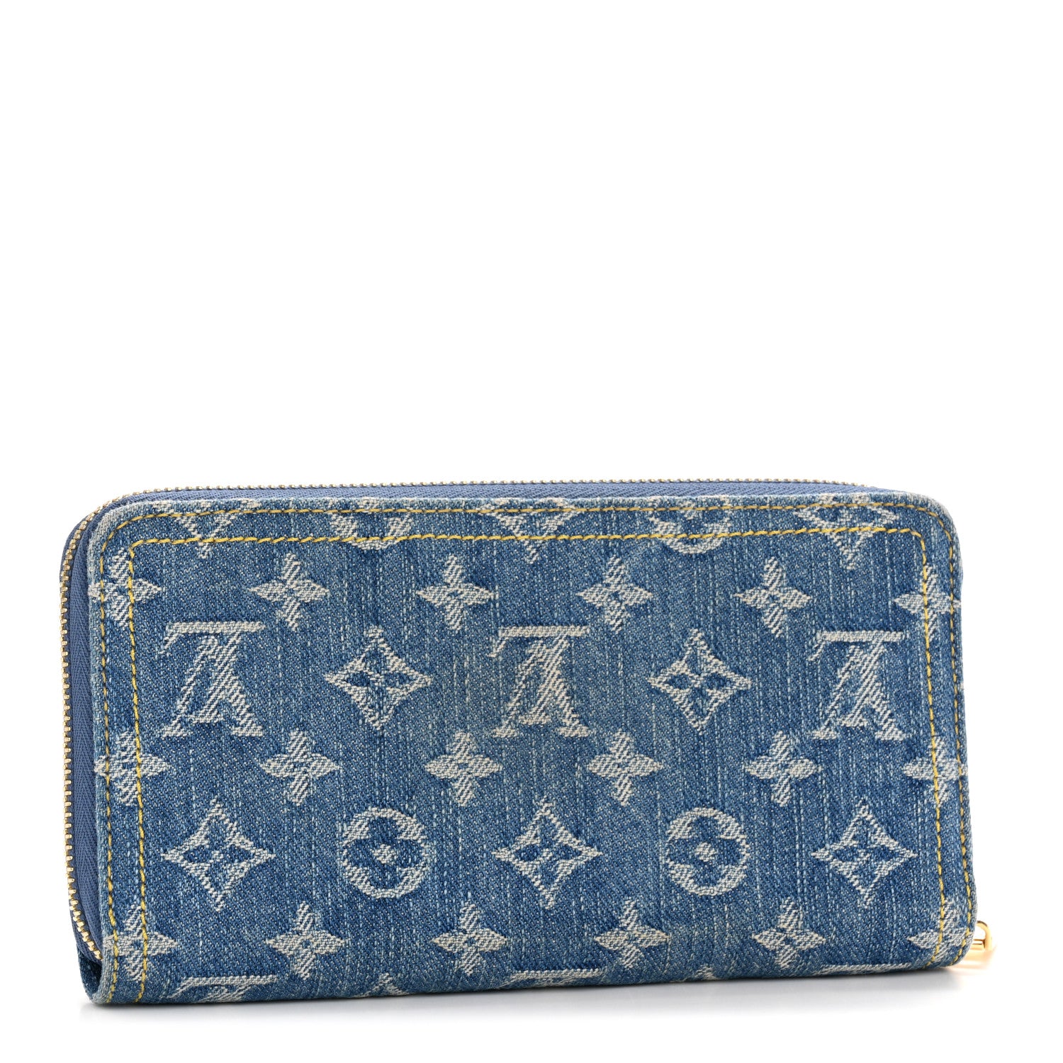 Louis Vuitton Monogram Denim Zippy Wallet Blue 1763109 – FASHIONPHILE