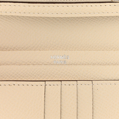 Hermes Epsom Shiny Alligator Bearn Touch Compact Wallet Nata Sable 7 of 11