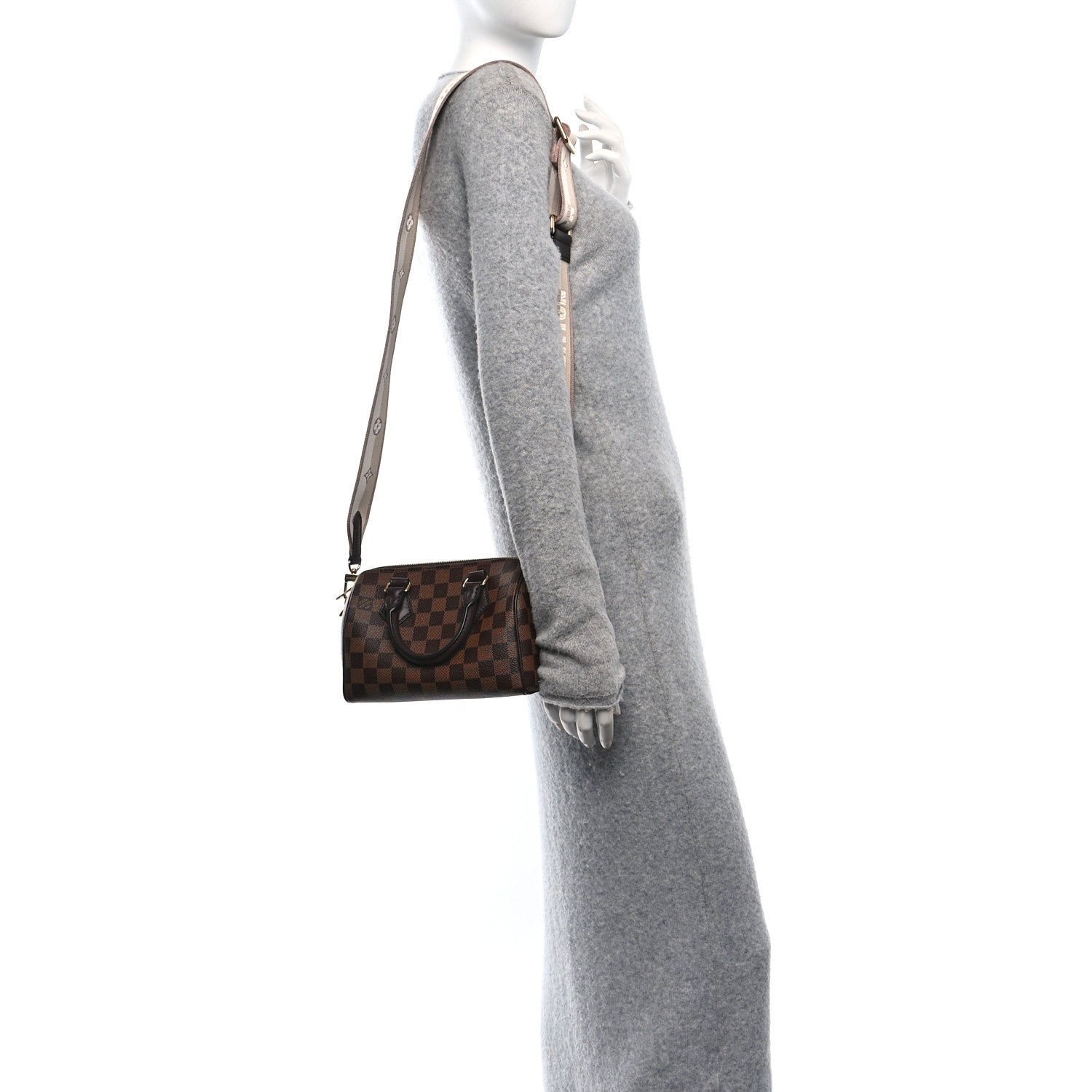 Louis Vuitton Damier Ebene Speedy Bandouliere 20 2 of 9