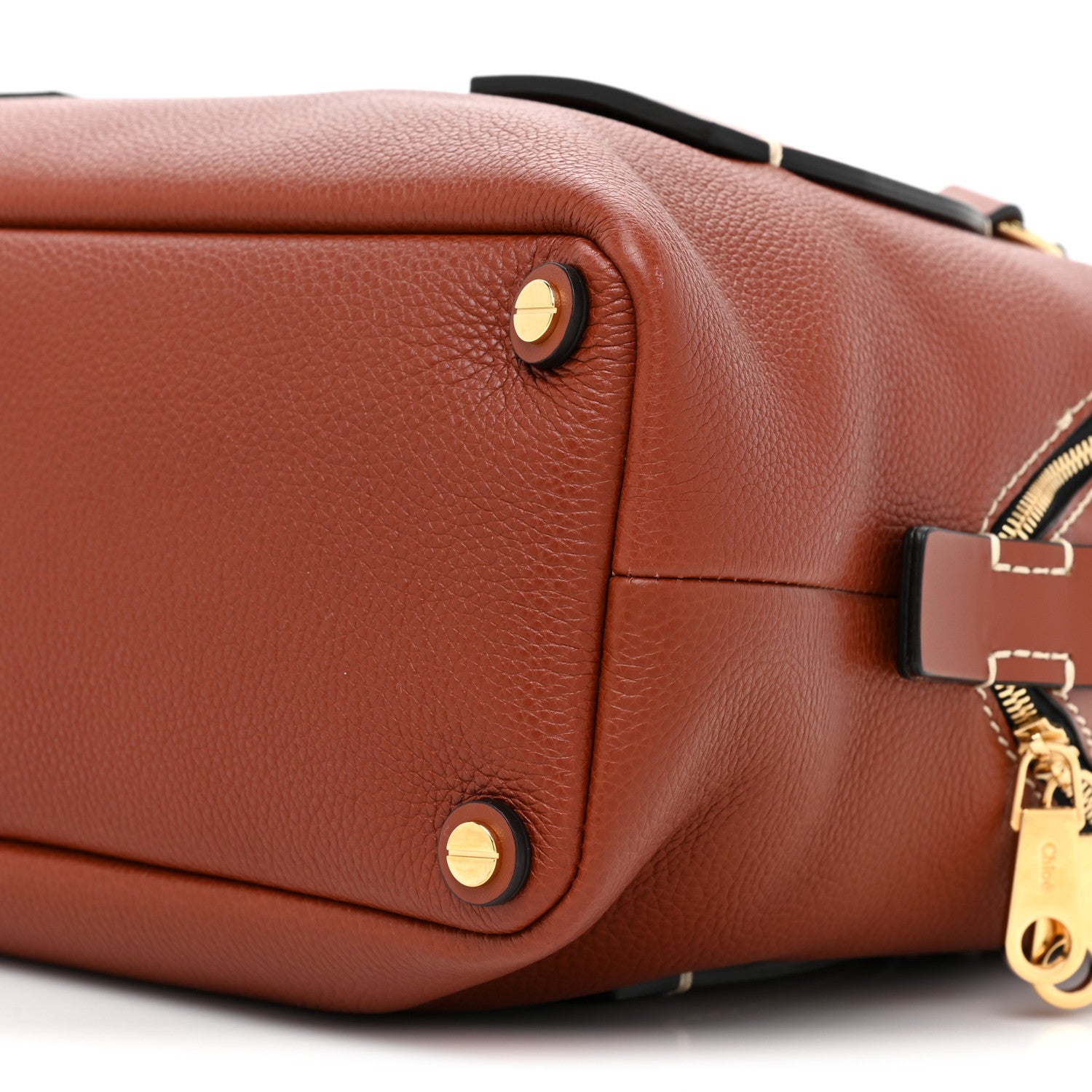 Chloe Calfskin Medium Daria Sepia Brown 8 of 10