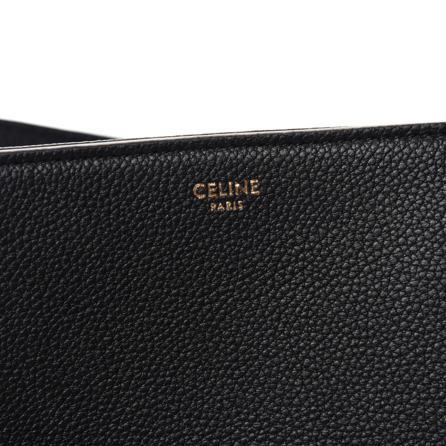Celine Supple Grained Calfskin Medium Soft 16 Bag Black 6 of 10