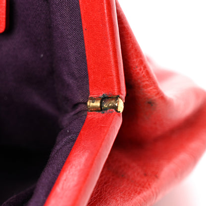 Miu Miu Nappa Matelasse Clutch Fuoco 7 of 14