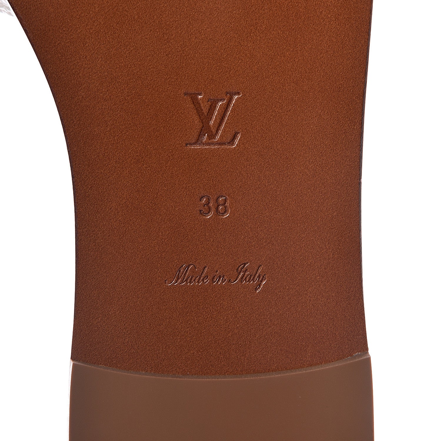 Louis Vuitton Monogram Giant Lock It Flat Mule 38 Kaki 7 of 8