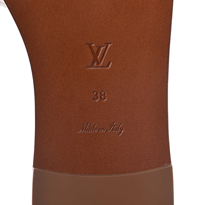 Louis Vuitton Monogram Giant Lock It Flat Mule 38 Kaki 7 of 8